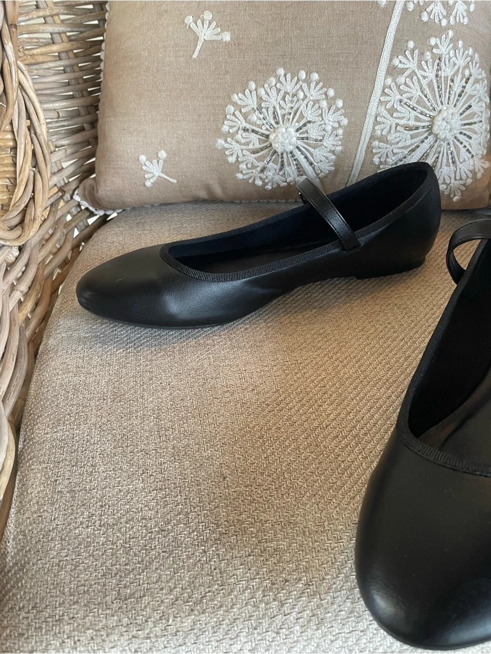 Steve Madden Women's Violette Mary Jane Flat Black
